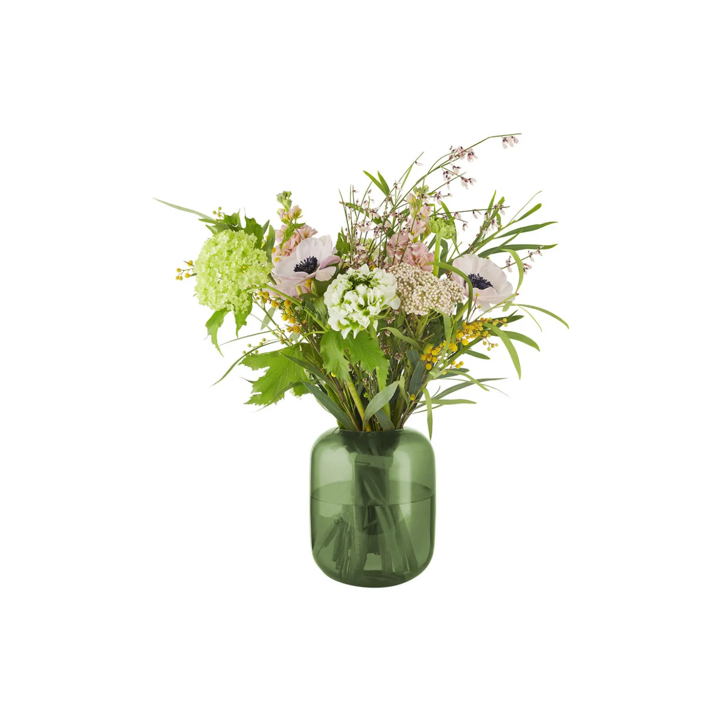 Acorn vase, pine
