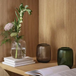 Acorn vase, stone