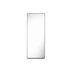 Adnet Rectangular Wall Mirror, black