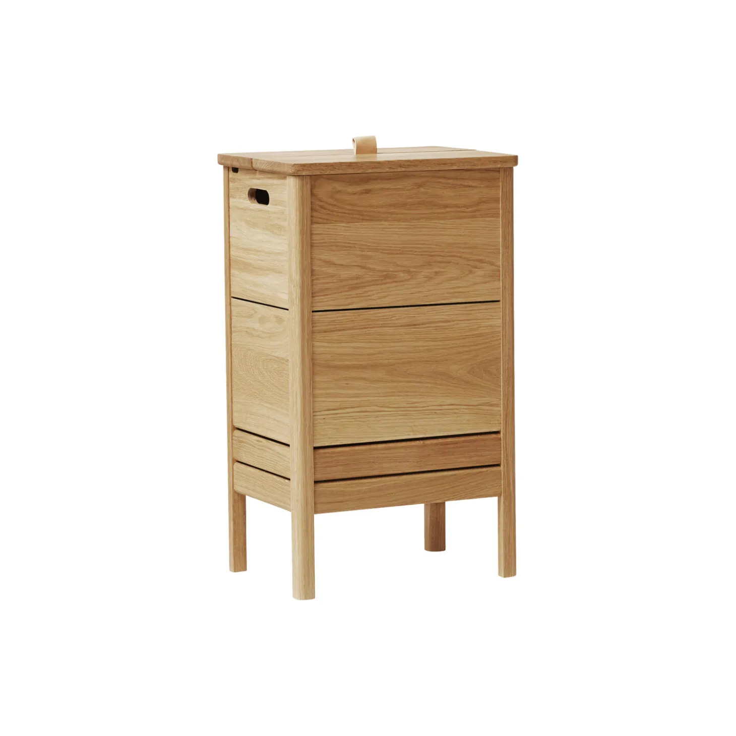 A Line Laundry Box, oiled oak