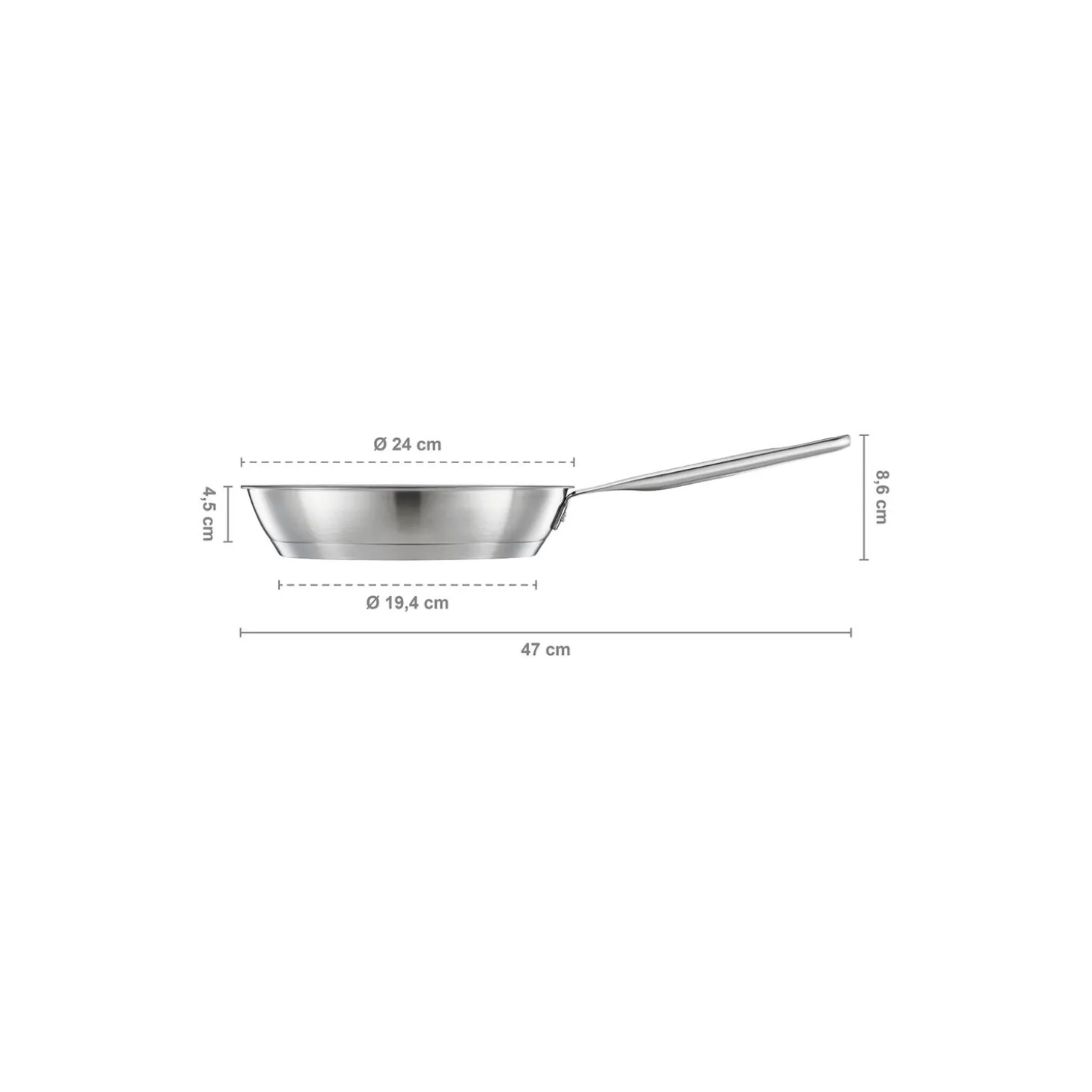 All Steel stegepande Ø 24 cm