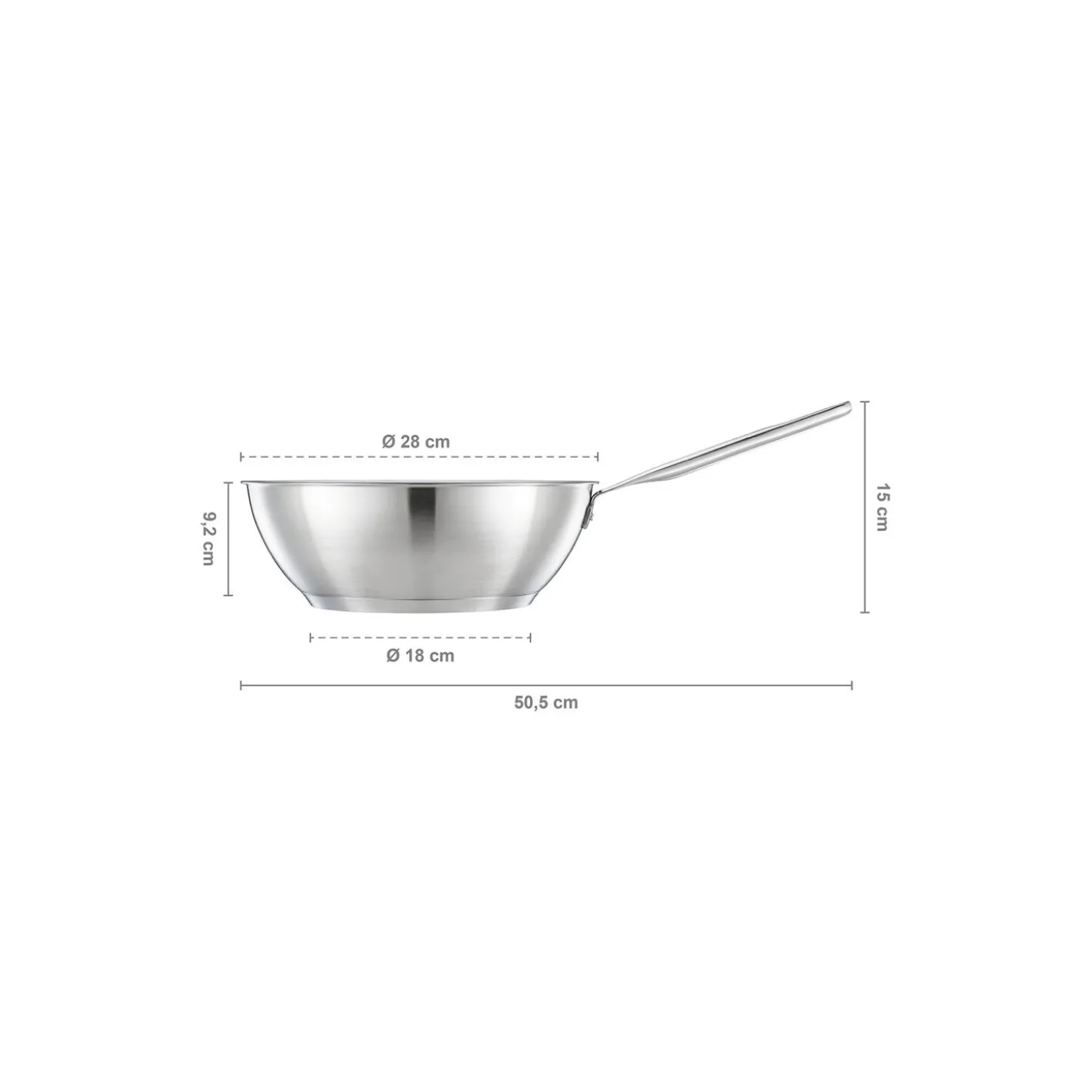 All Steel wok Ø 28 cm