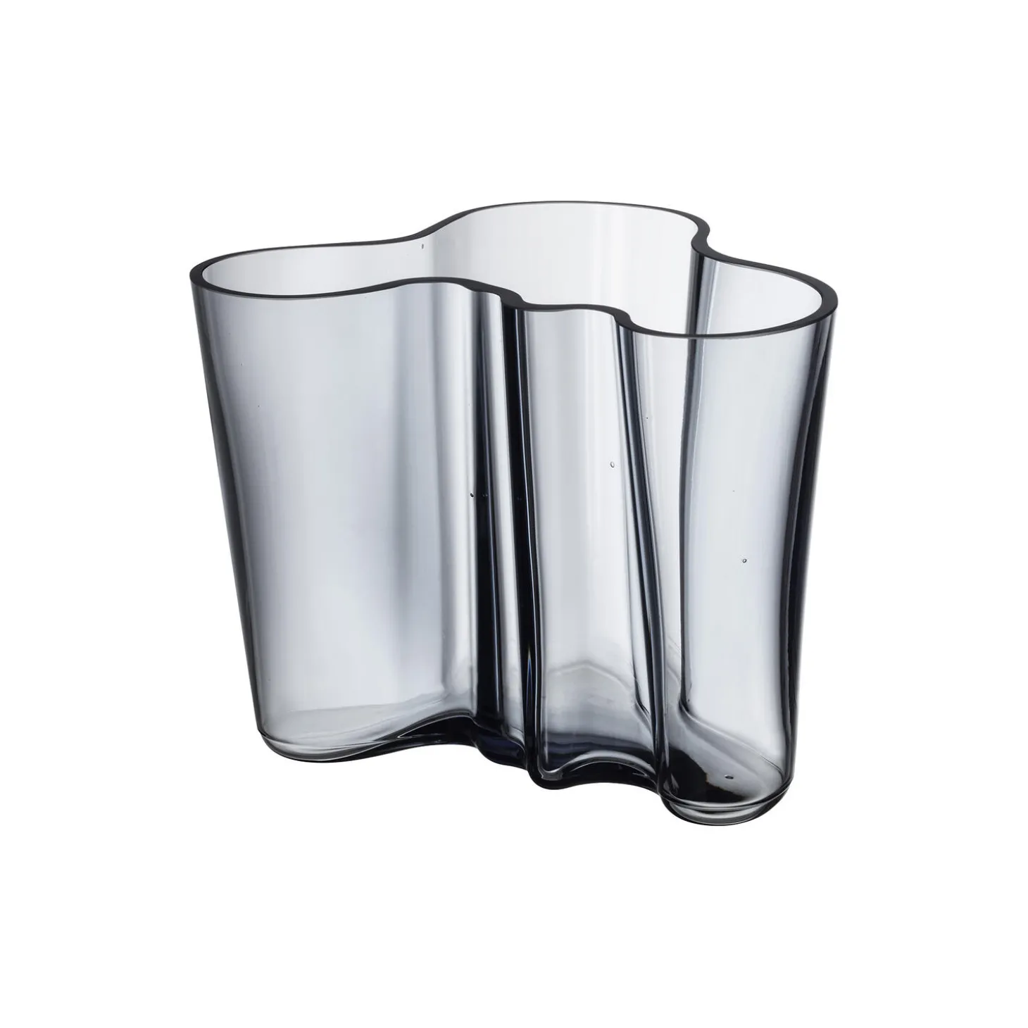 Alvar Aalto vase 16 cm, genbrugsglas