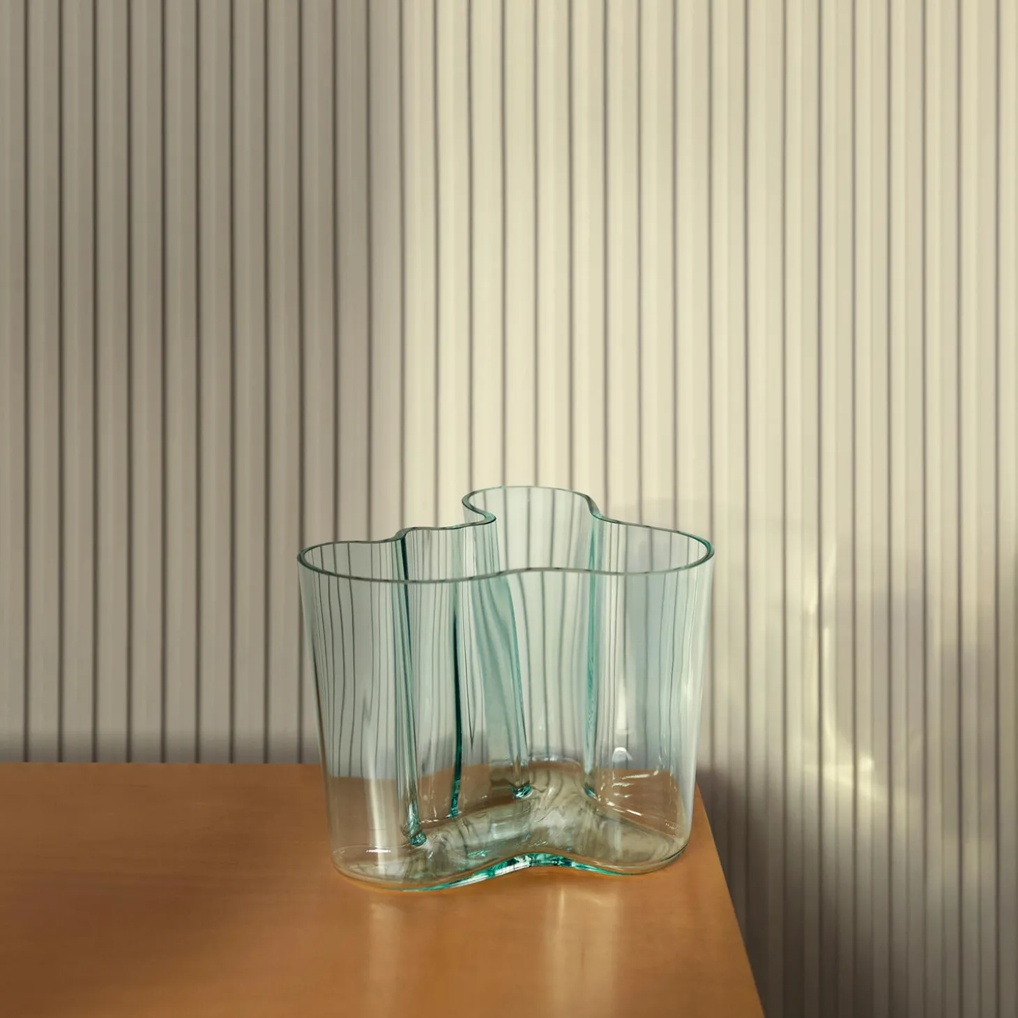 Alvar Aalto vase 16 cm, genbrugsglas