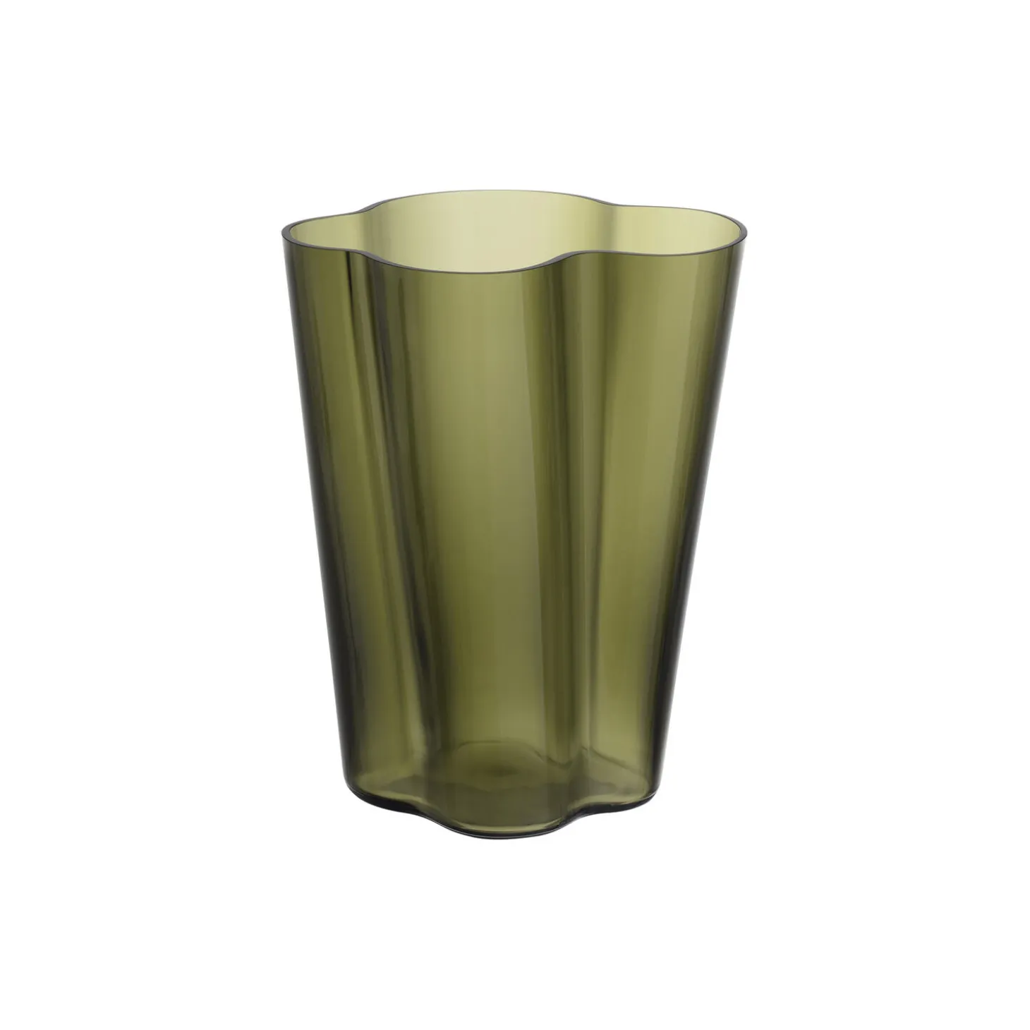 Alvar Aalto vase 25 cm, moss green
