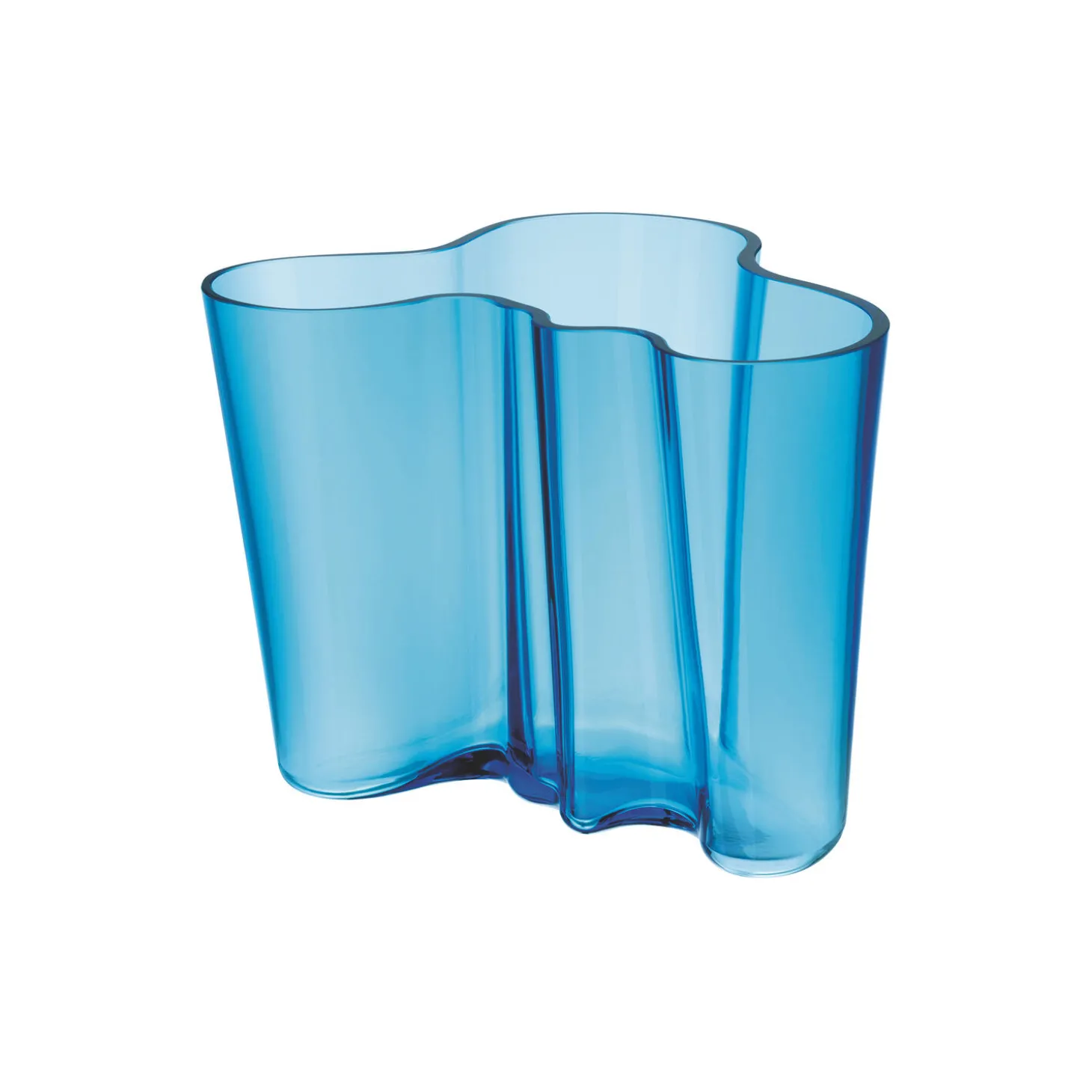 Alvar Aalto vase 16 cm, turkis