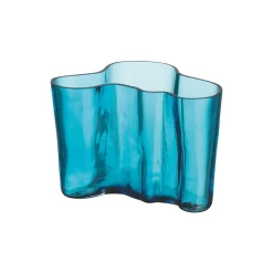 Alvar Aalto vase 14 cm, turkis