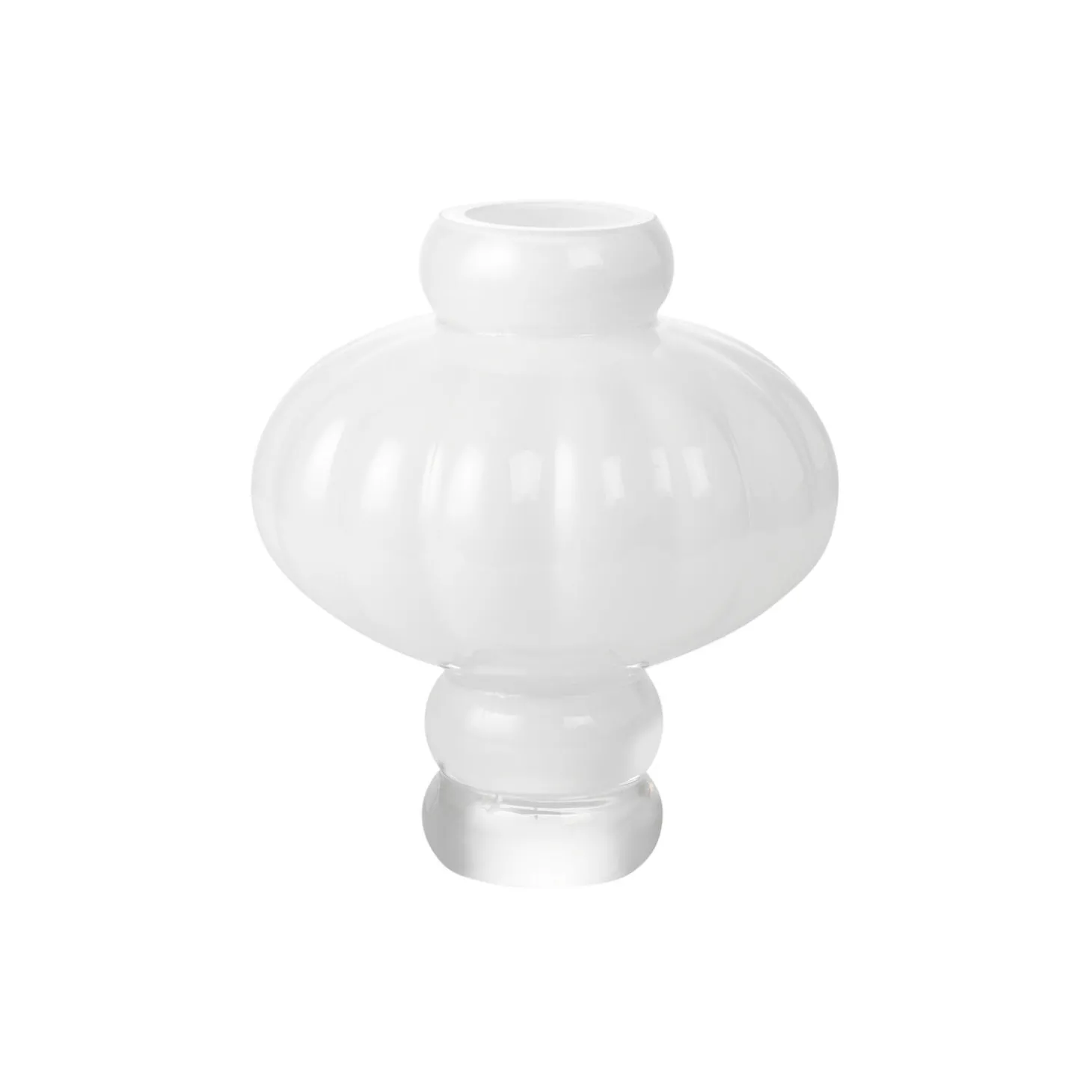 Balloon vase 02, opal white