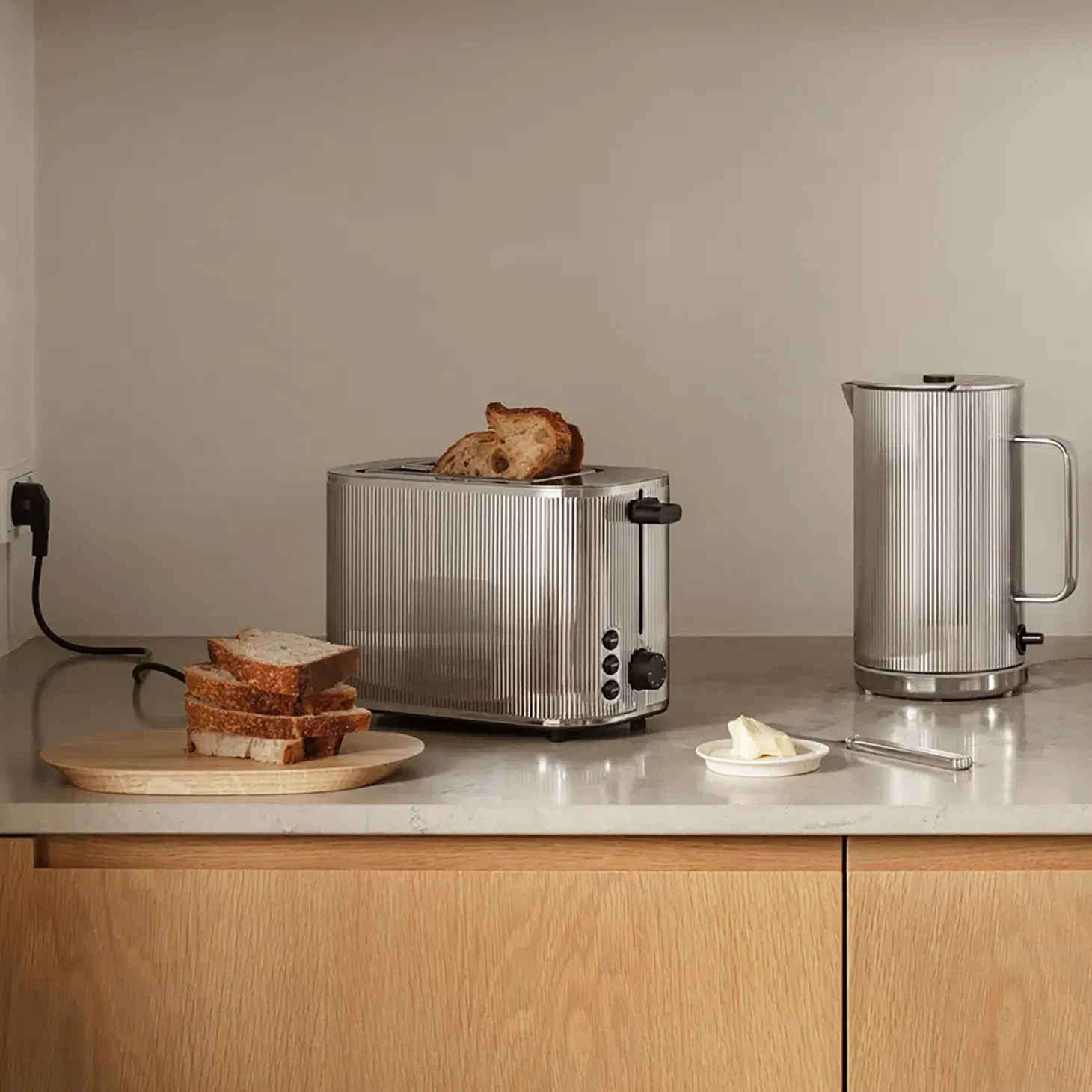 BERNADOTTE Toaster, stål
