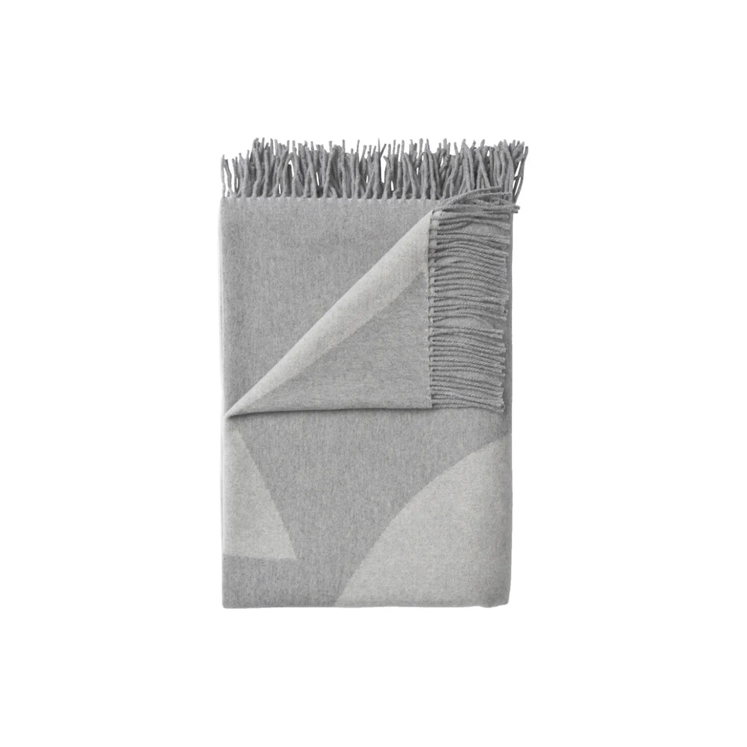 BIG LOTUS Throw, shades of grey