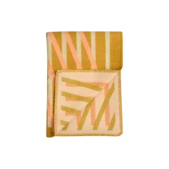 BISLETT Throw, peach & pistachio