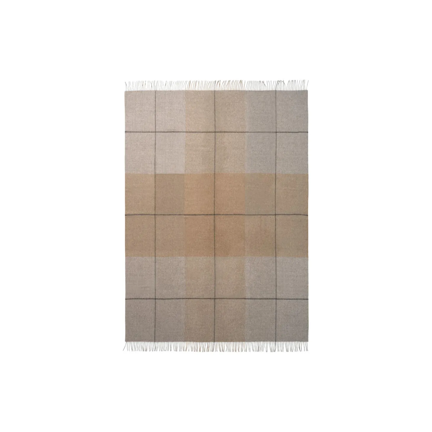 Blocks plaid, camel