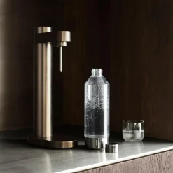 Brus flaske til kulsyremaskine, clear/steel