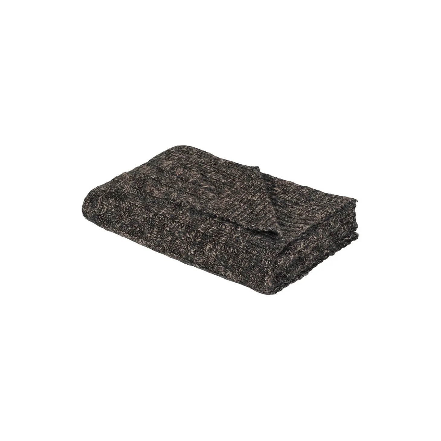 Cable plaid, brown/black