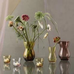 Calabas vase, amber