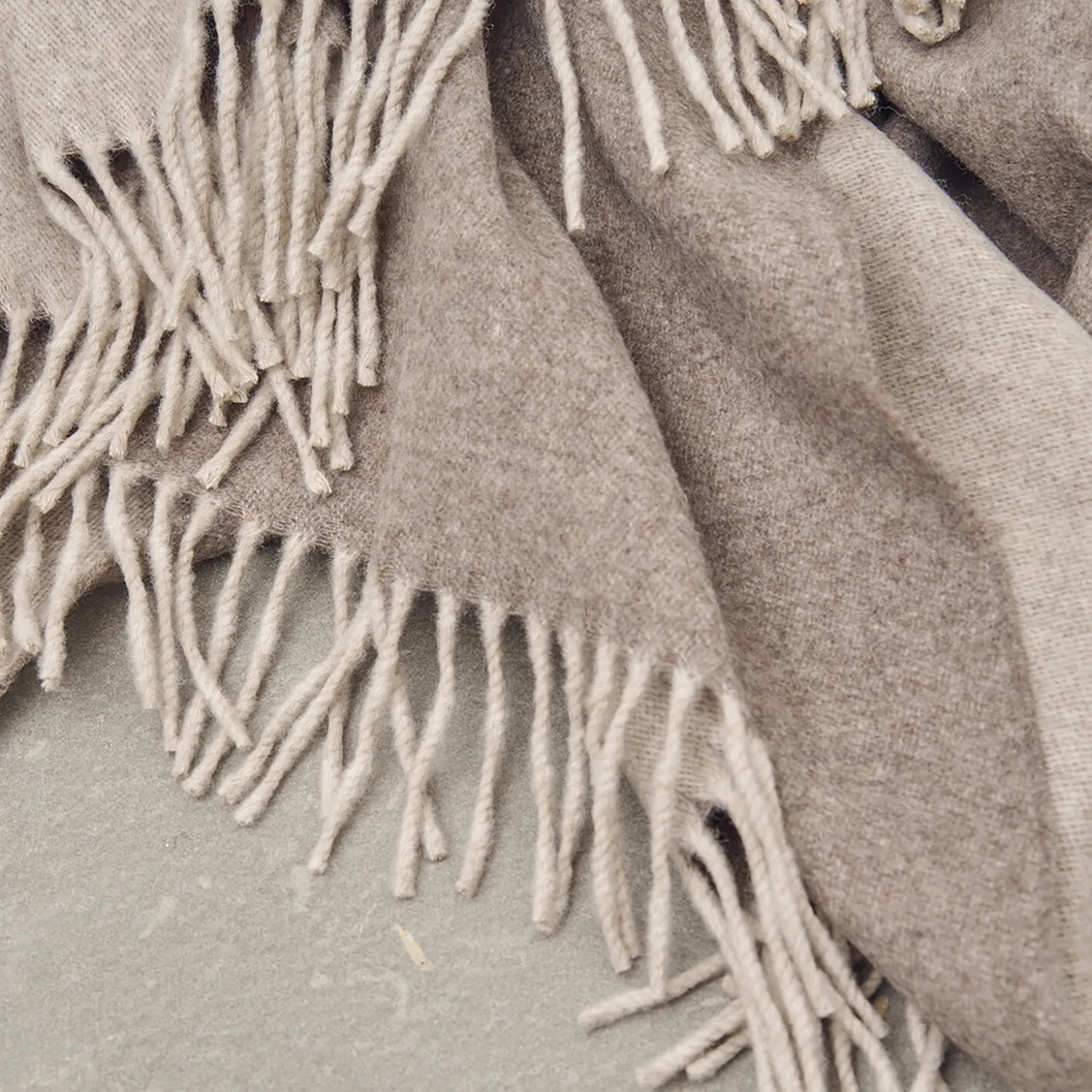 CALM Throw, shades of brown
