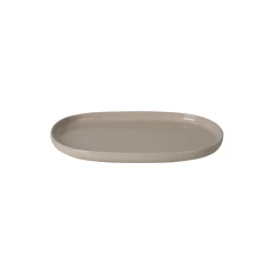 CAPRI Oval Tallerken, varm sand