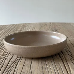 CAPRI Stor Skål, mat taupe
