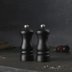 Clermont salt- og peberkværnsæt 13 cm, mat sort