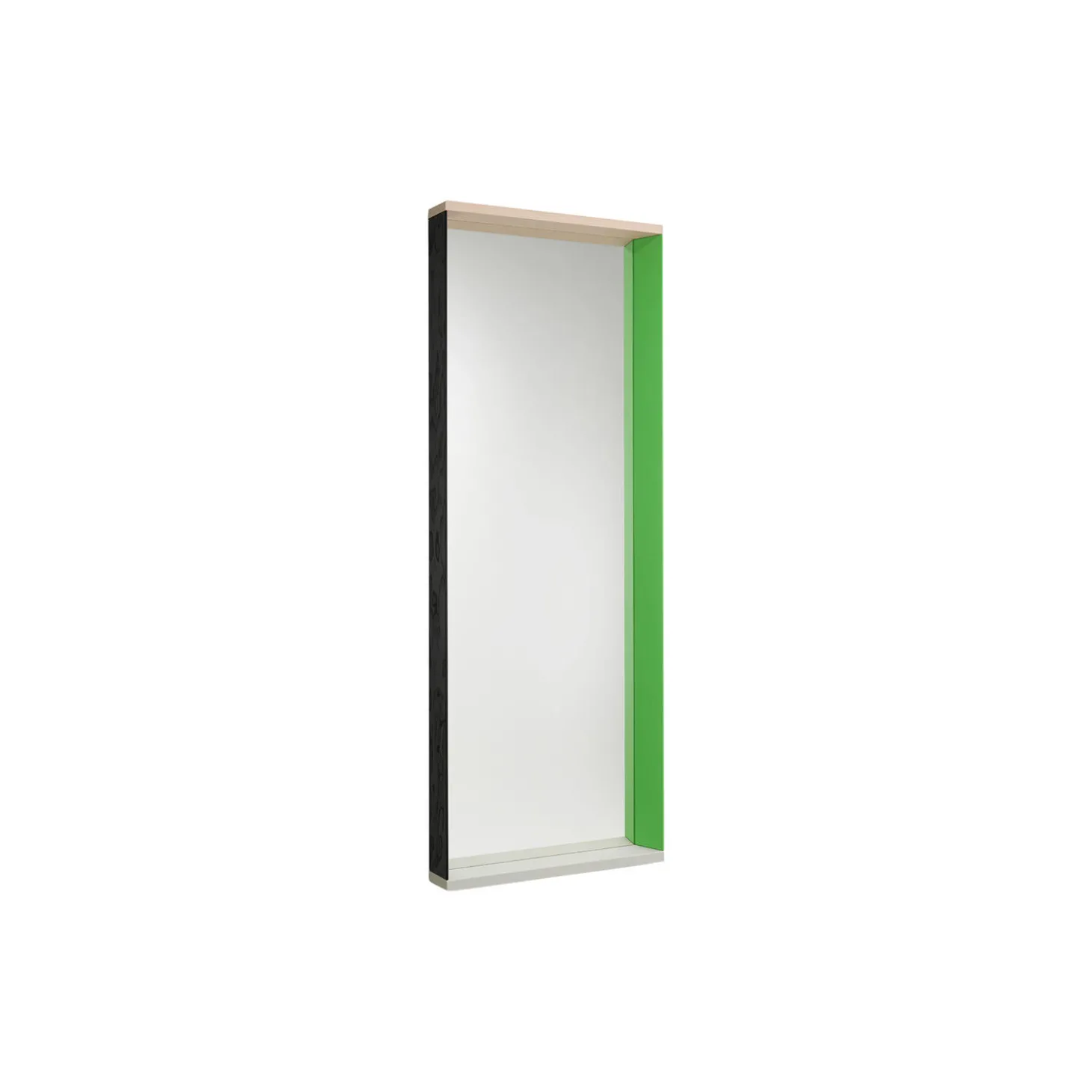 Colour Frame Mirror Large, green/pink