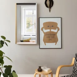 Colour Frame Mirror Medium, neutral