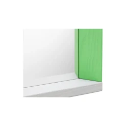 Colour Frame Mirror Small, green/pink