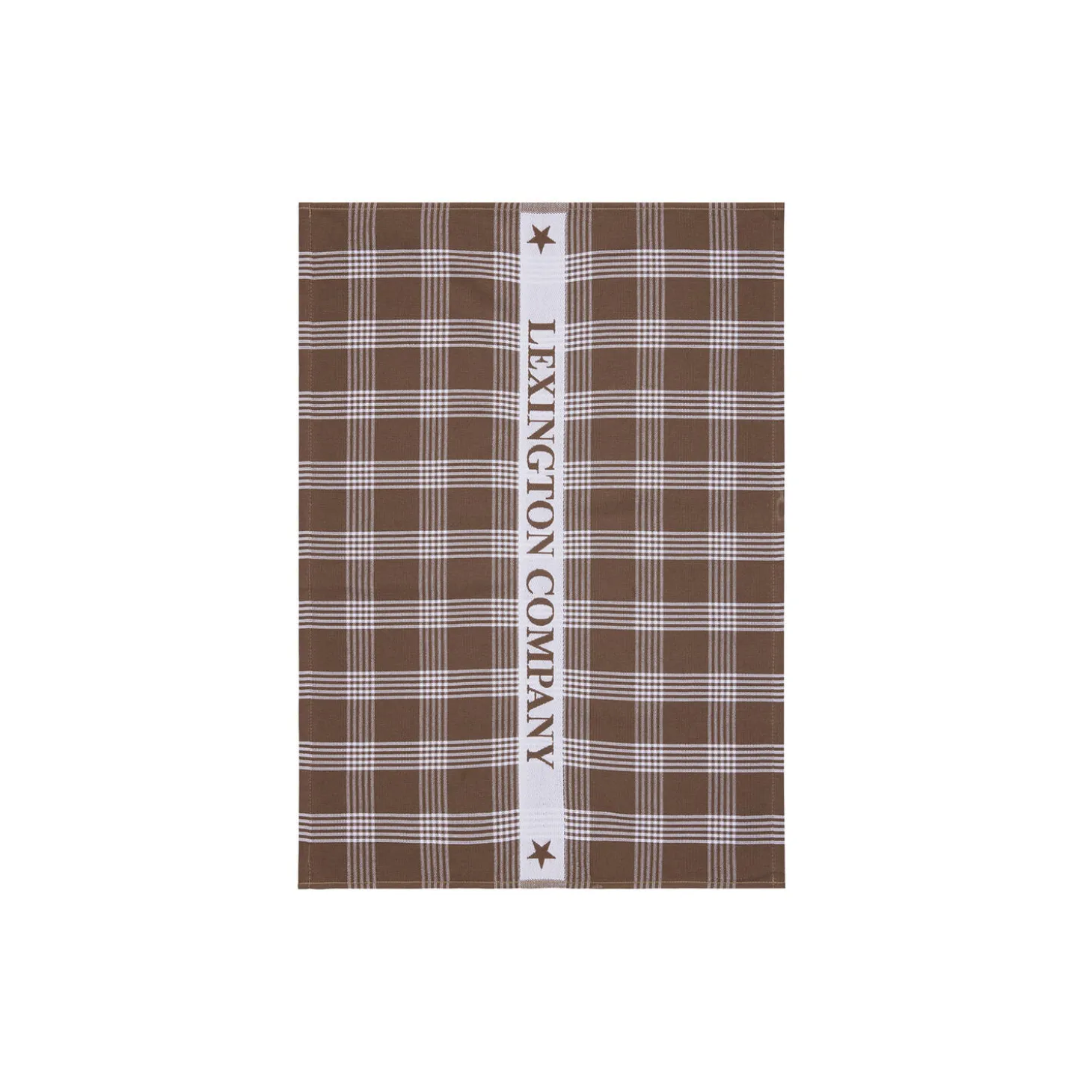 Cotton Terry Kitchen Towel, stone/white