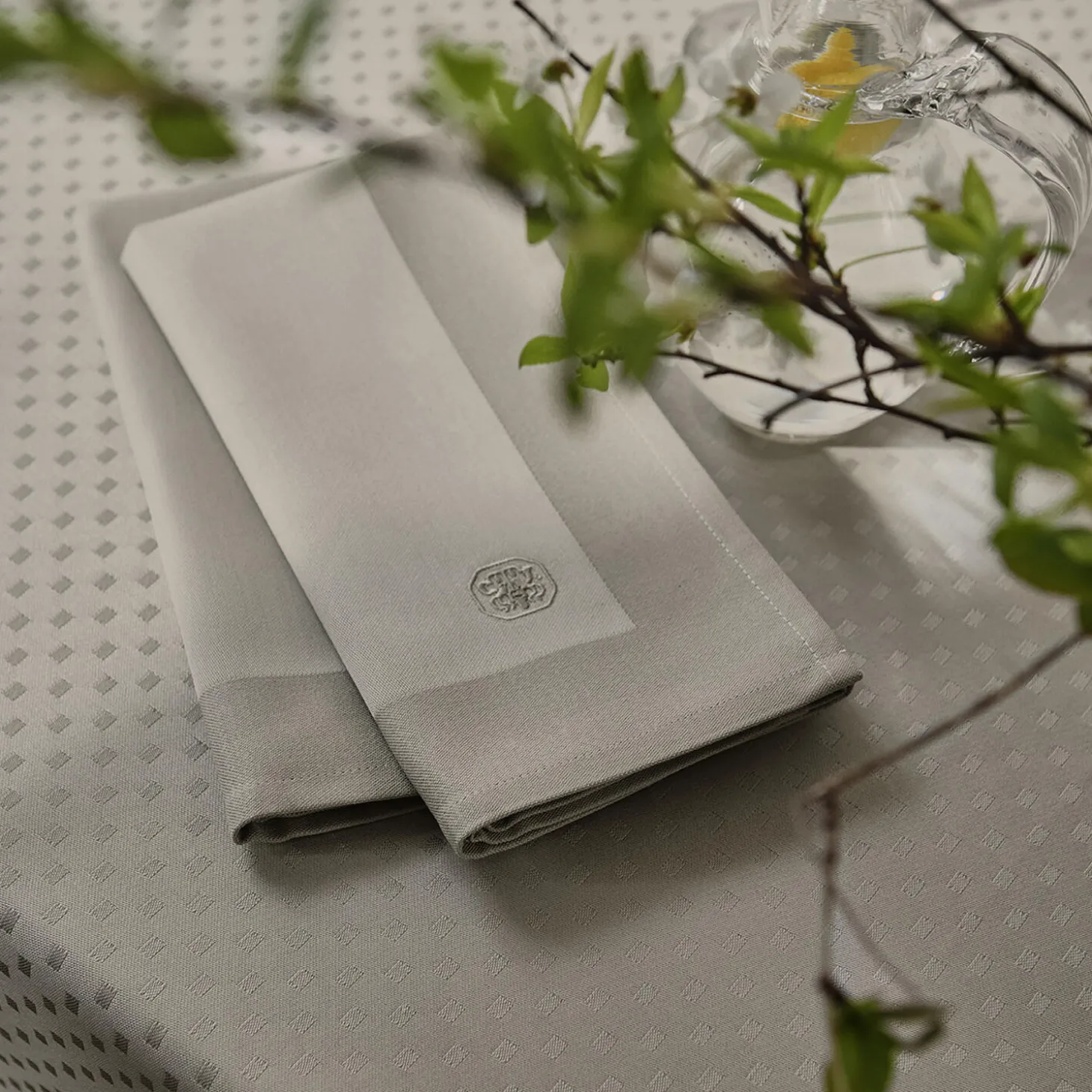 DAMASK serviet, greige