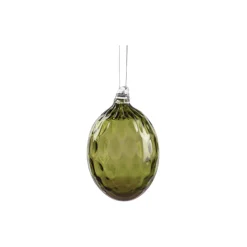 Danish Summer Easter Egg, olive green
