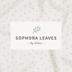 2-delt babysengetøj, sophora leaves