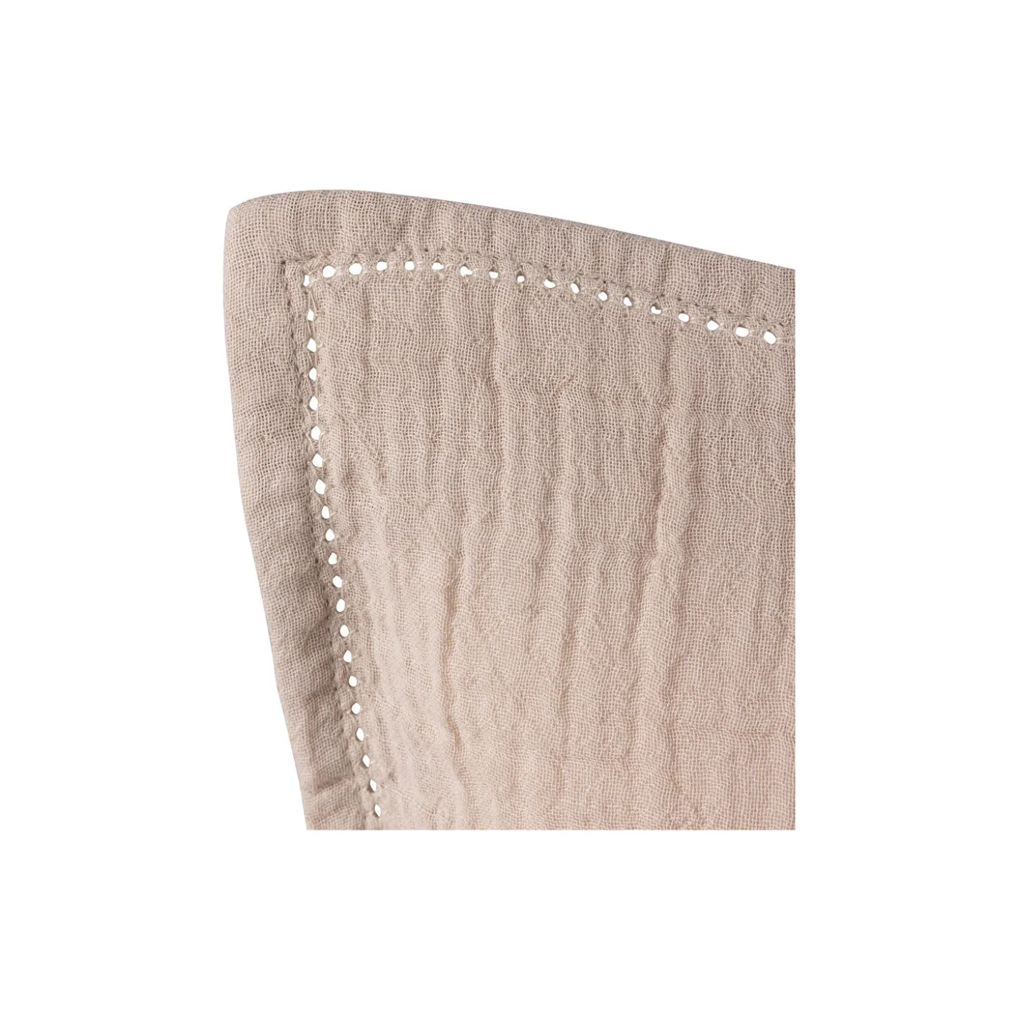 2-delt musselin juniorsengetøj, seabreeze beige