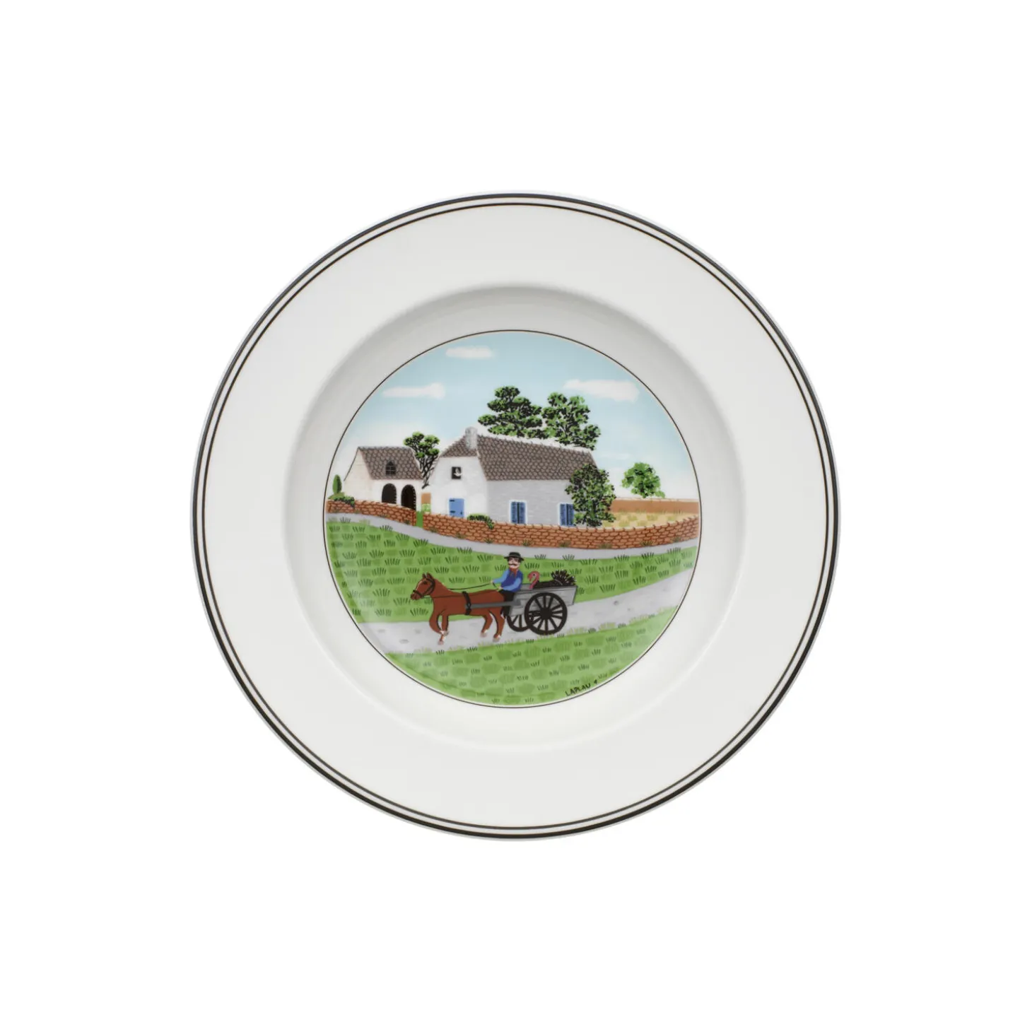 Design Naif dyb tallerken Ø 21 cm, farmer