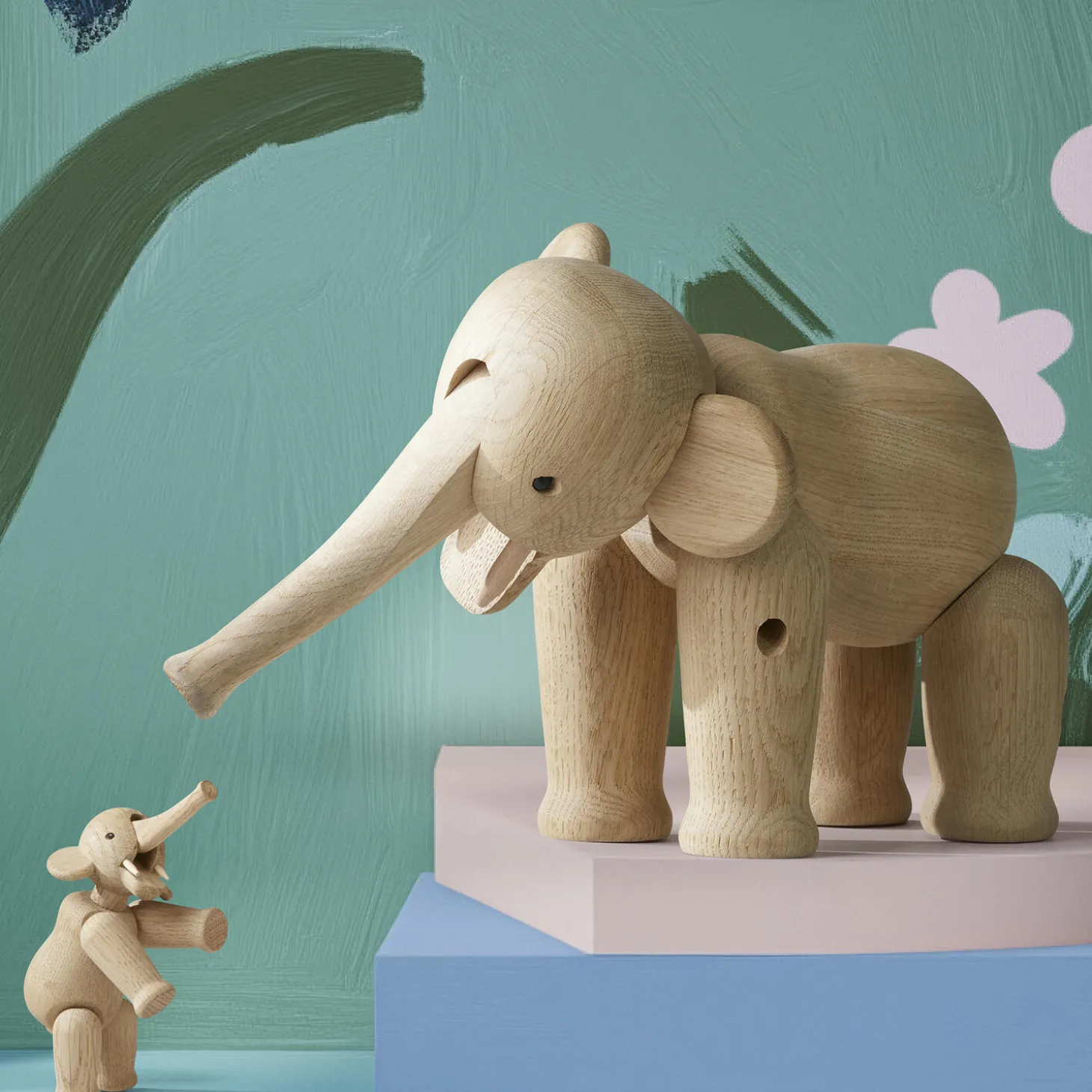 Elefant stor, eg