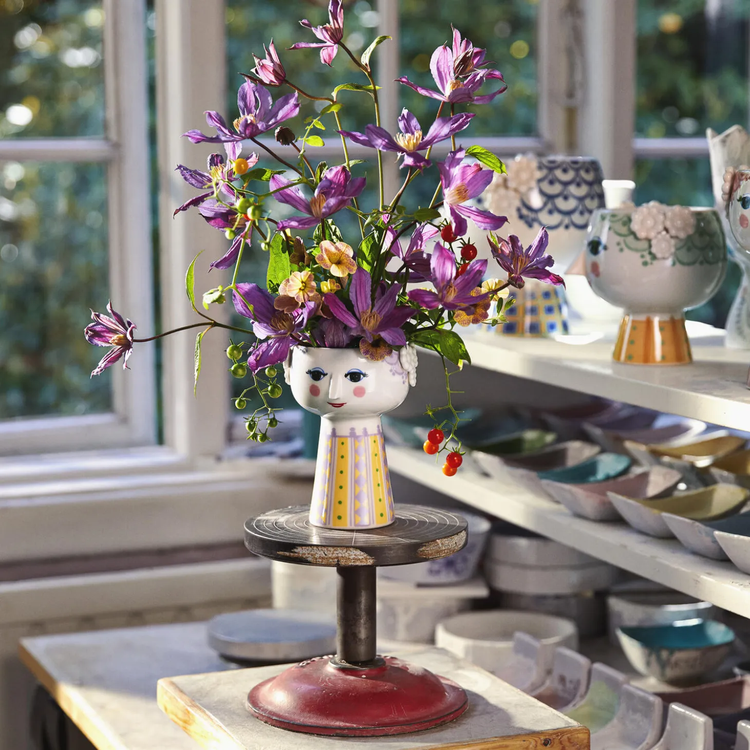 Eva vase 15 cm, lavendel