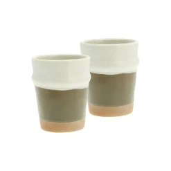 Evig krus 2 stk., brun/creme