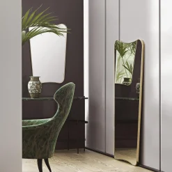 F.A. 33 Wall Mirror, polished brass