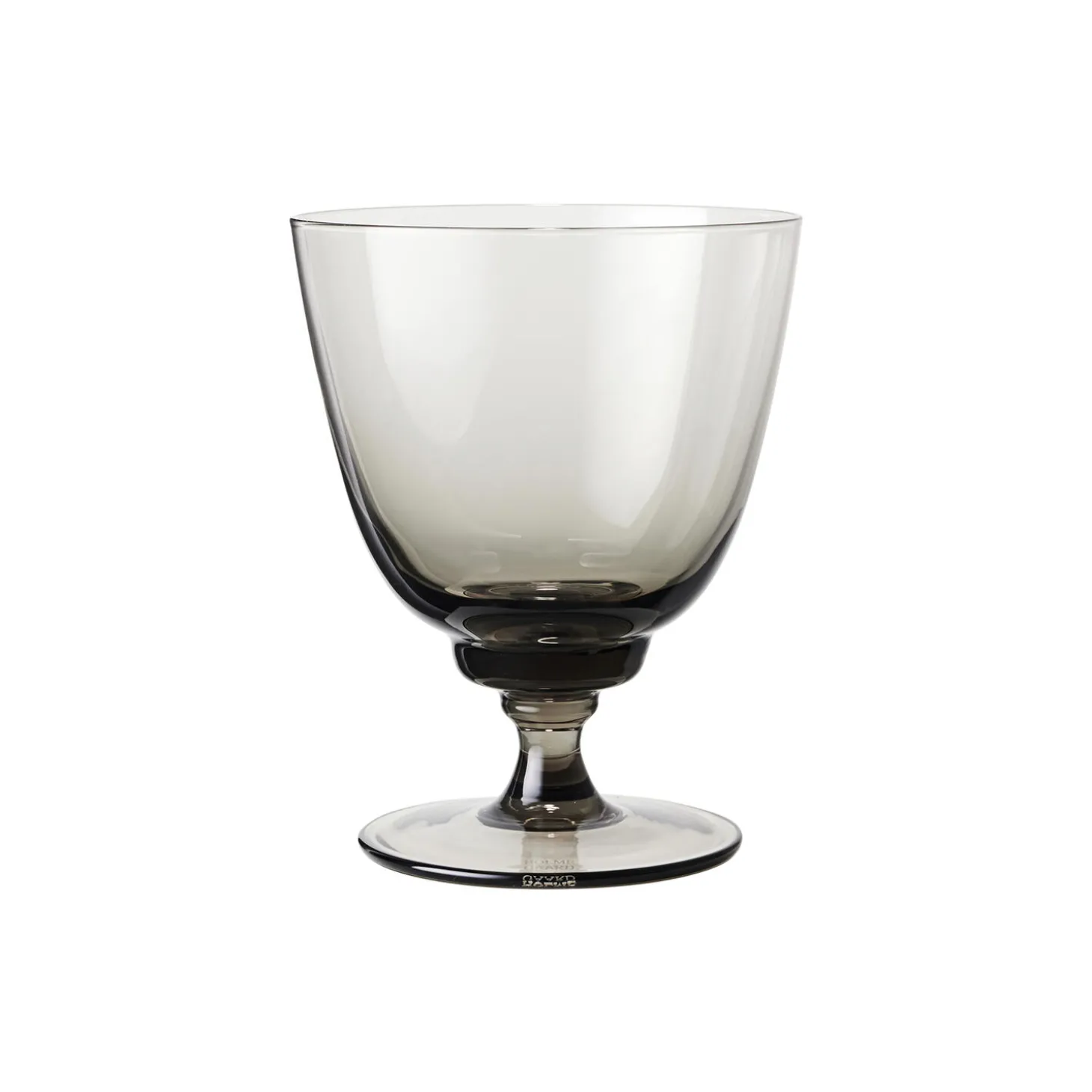 Flow glas på fod, smoke