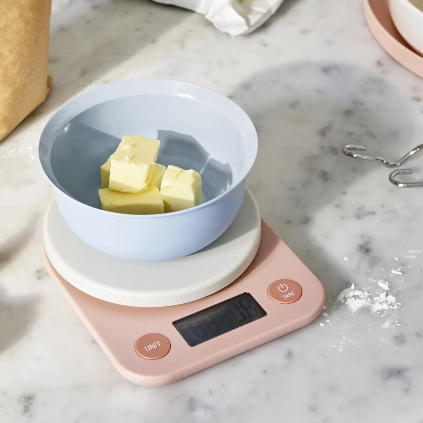 FOODIE køkkenvægt, light rose