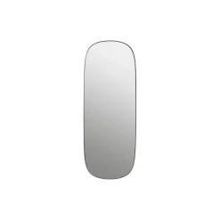 Framed Mirror, dark green/clear