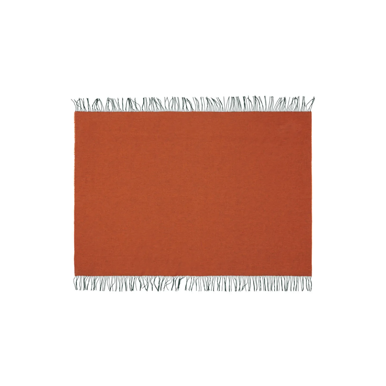 Franja plaid, 01236 green-orange