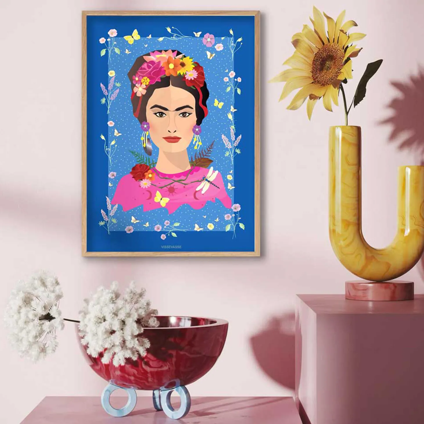 Frida Kahlo støtteplakat