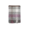 Gotland multi uld plaid, multi pink
