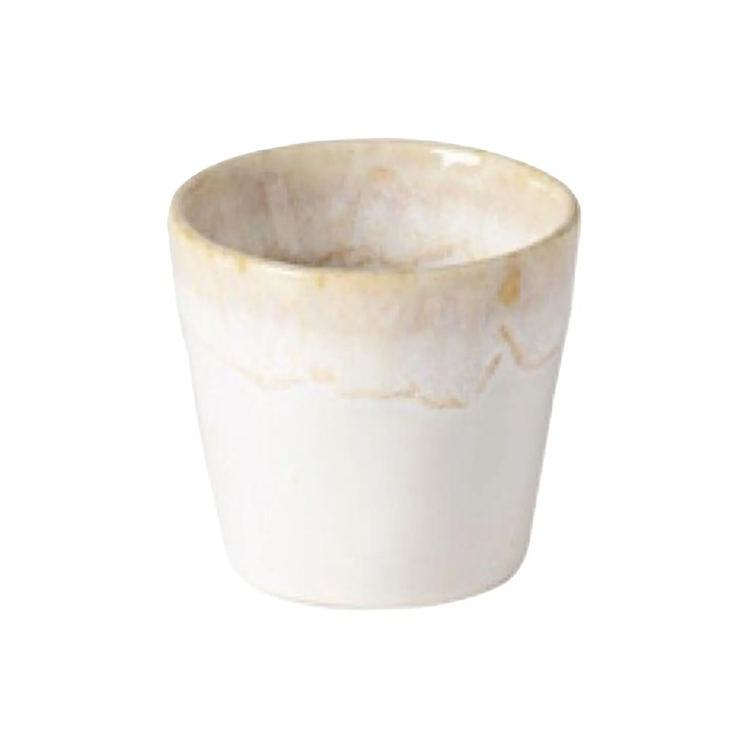 Gres espressokop, hvid