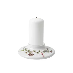 Hammershøi Christmas bloklysestage, hvid m. deko