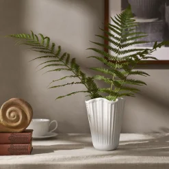 Hammershøi Unfold Vase, hvid