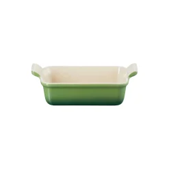 Heritage rektangulært fad 19 cm, bamboo green