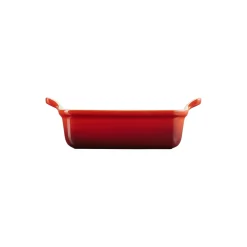 Heritage rektangulært fad 19 cm, cerise