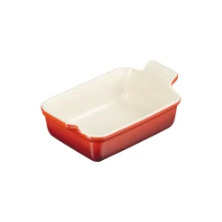 Heritage rektangulært fad 19 cm, cerise