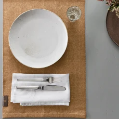HERRINGBONE dækkeserviet, ler