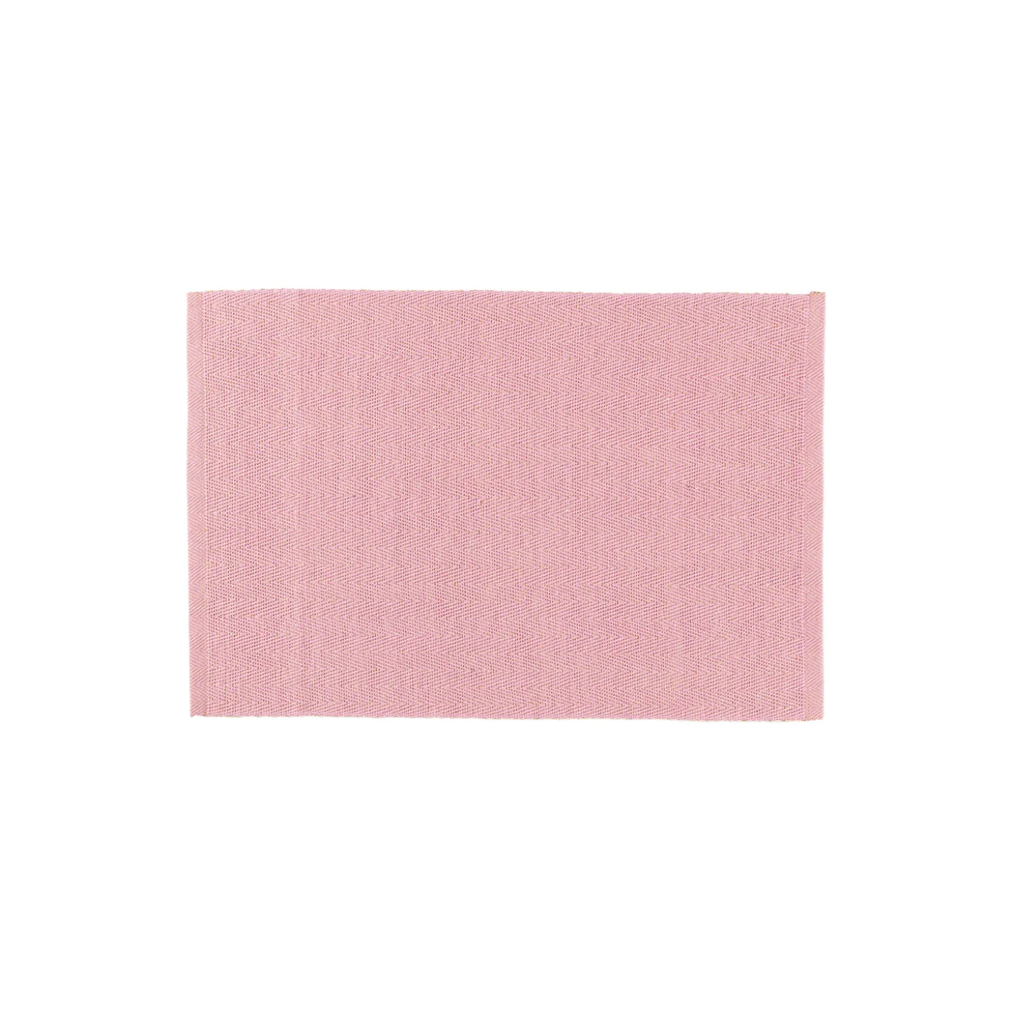 Herringbone dækkeserviet, rosa